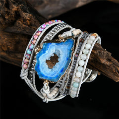 Boho Bracelet with Natural Stones for Women