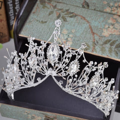 Baroque Style Rhinestone Tiara