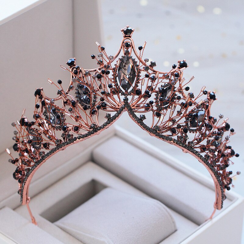 Baroque Style Rhinestone Tiara