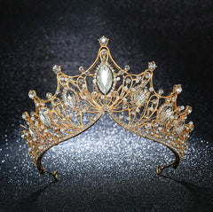 Baroque Style Rhinestone Tiara