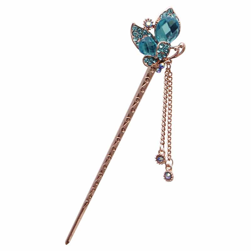 Elegant Antique Style Rhinestone Hair Pin