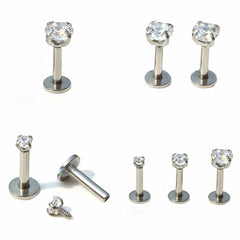Zircon Anodized Internally Threaded Ear Piercing