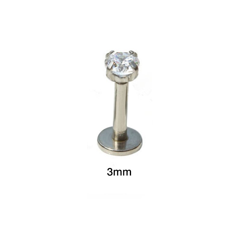 Zircon Anodized Internally Threaded Ear Piercing