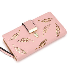 Women's Leaves Patterned Wallet