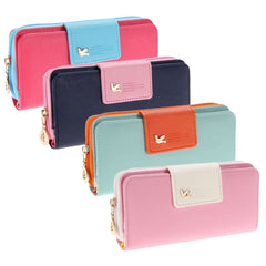 Women's Colorful Leather Wallet
