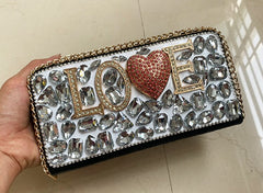 Women's Colorful Crystal Wallet