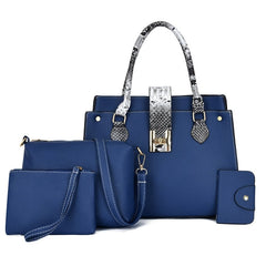 PU Leather Bag 4 pcs Set for Women
