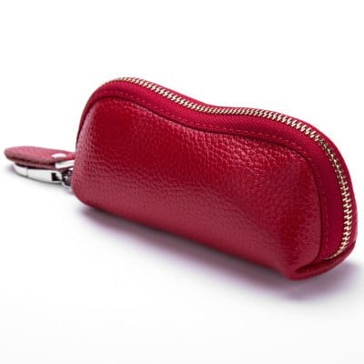 Casual Style Leather Unisex Key Purse