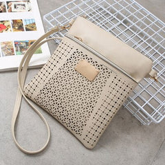 Flat Patterned Crossbody Bag
