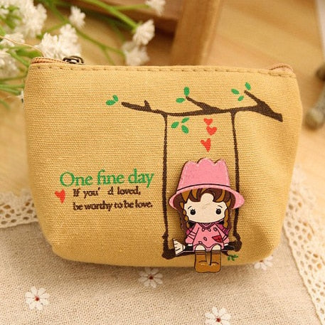 Cute Canvas Key Case