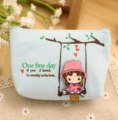 Cute Canvas Key Case