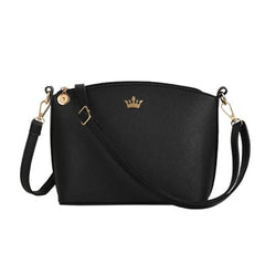 Solid Color Hard Crossbody Bag