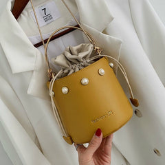 Women's Pearl Cylinder Bag