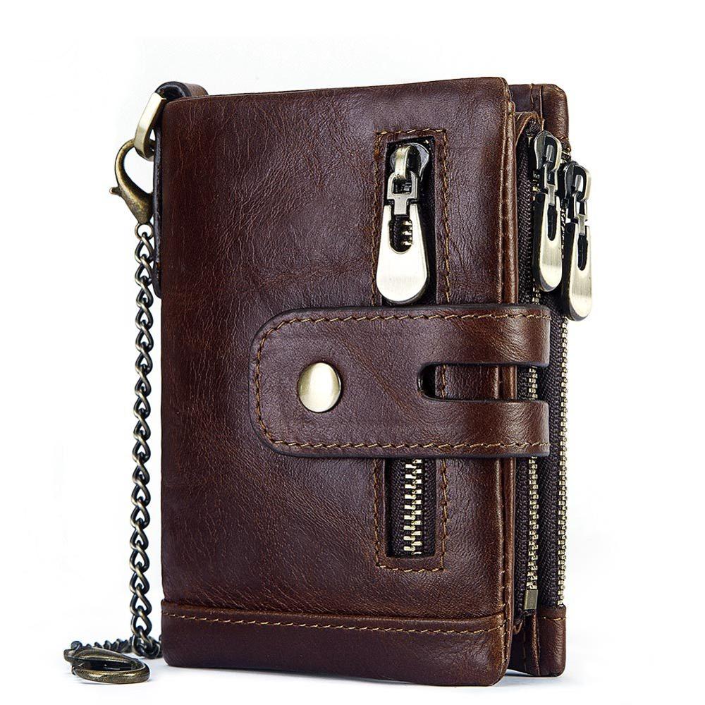 Men's Genuine Cow Leather Wallet