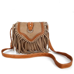 Women's Bohemian Tassels Decorated Crossdody Bag
