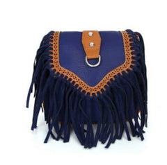 Women's Bohemian Tassels Decorated Crossdody Bag