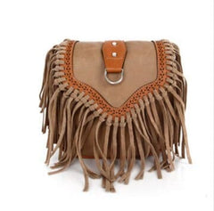 Women's Bohemian Tassels Decorated Crossdody Bag