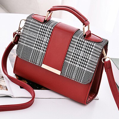 Women's Plaid Pattern Mini Handbag