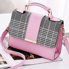 Women's Plaid Pattern Mini Handbag
