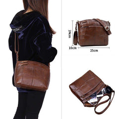 Women's Large Capacity Leather Shoulder Bag