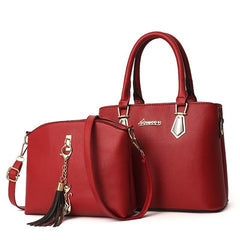 Women's Color Block Handbag with Organizer