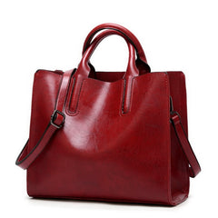 Women's Oil Eco-Leather Tote Bag