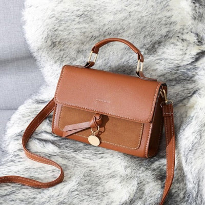 Women's Solid Leather Handbag