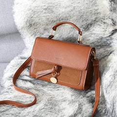 Women's Solid Leather Handbag