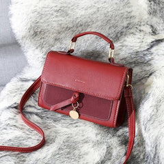 Women's Solid Leather Handbag