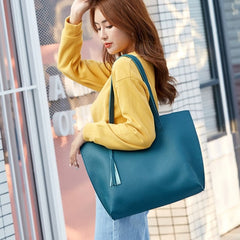 Women's Solid Color Casual Shoulder Bag