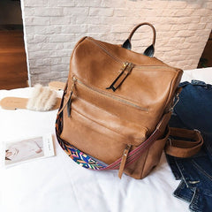 Women's Anti-Theft Vintage Backpack