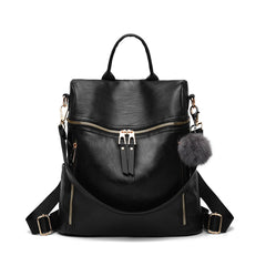 Fashion Style Compact Leather Backpack