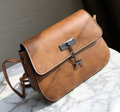 Elegant Crossbody Women's Bag with Deer Pendant
