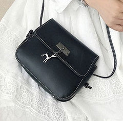 Elegant Crossbody Women's Bag with Deer Pendant
