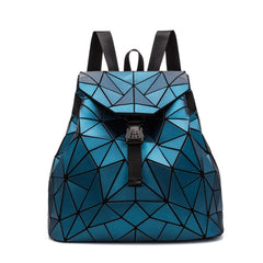 Geometric Style Holographic Mosaic Backpack