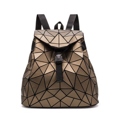 Geometric Style Holographic Mosaic Backpack