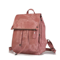 Women's Fashion Leather Backpack