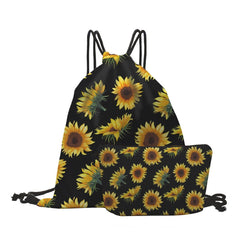Sunflower Printing Backpack for Women