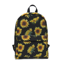Sunflower Printing Backpack for Women