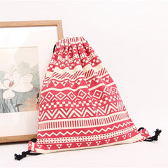 Softback Prined Drawstring Backpack