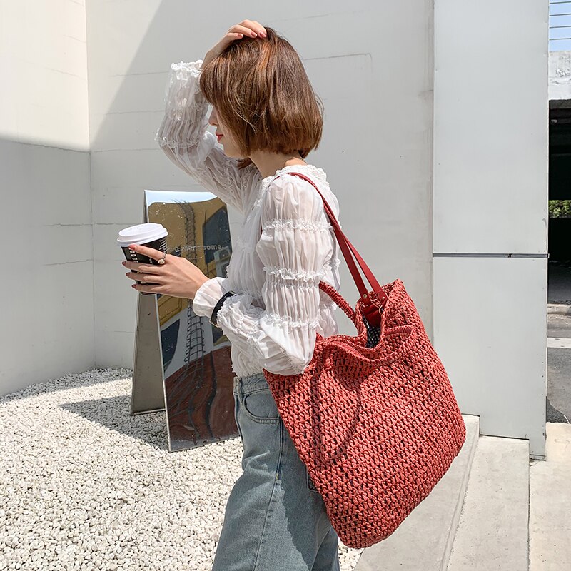 Straw Women's Shoulder Bag