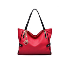 Casual Elegant Large Capacity PU Leather Women's Handbag