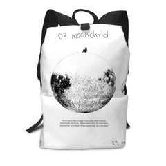 Women's Moon Printed Backpack