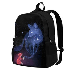 Women's Moon Printed Backpack