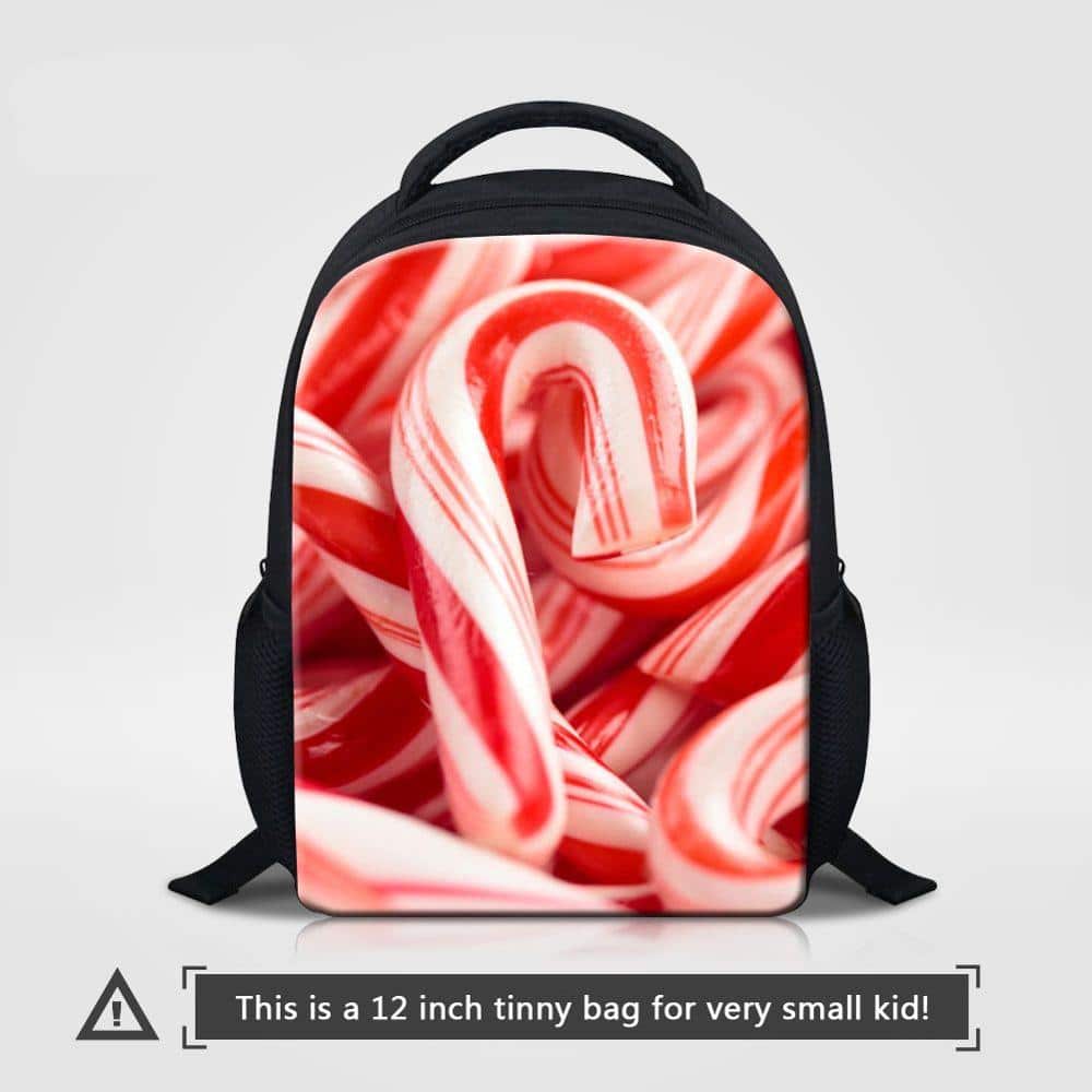 Cute Candy Themed Compact Casual Backpack
