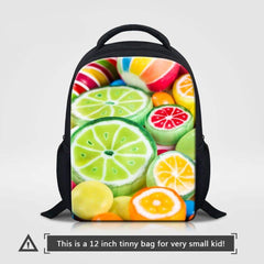 Cute Candy Themed Compact Casual Backpack