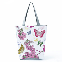 Women's Beach Printed Canvas Handbags