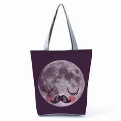 Women's Beach Printed Canvas Handbags