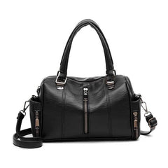 Women's Classic Shoulder Bag with Zipper