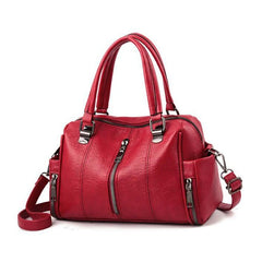 Women's Classic Shoulder Bag with Zipper